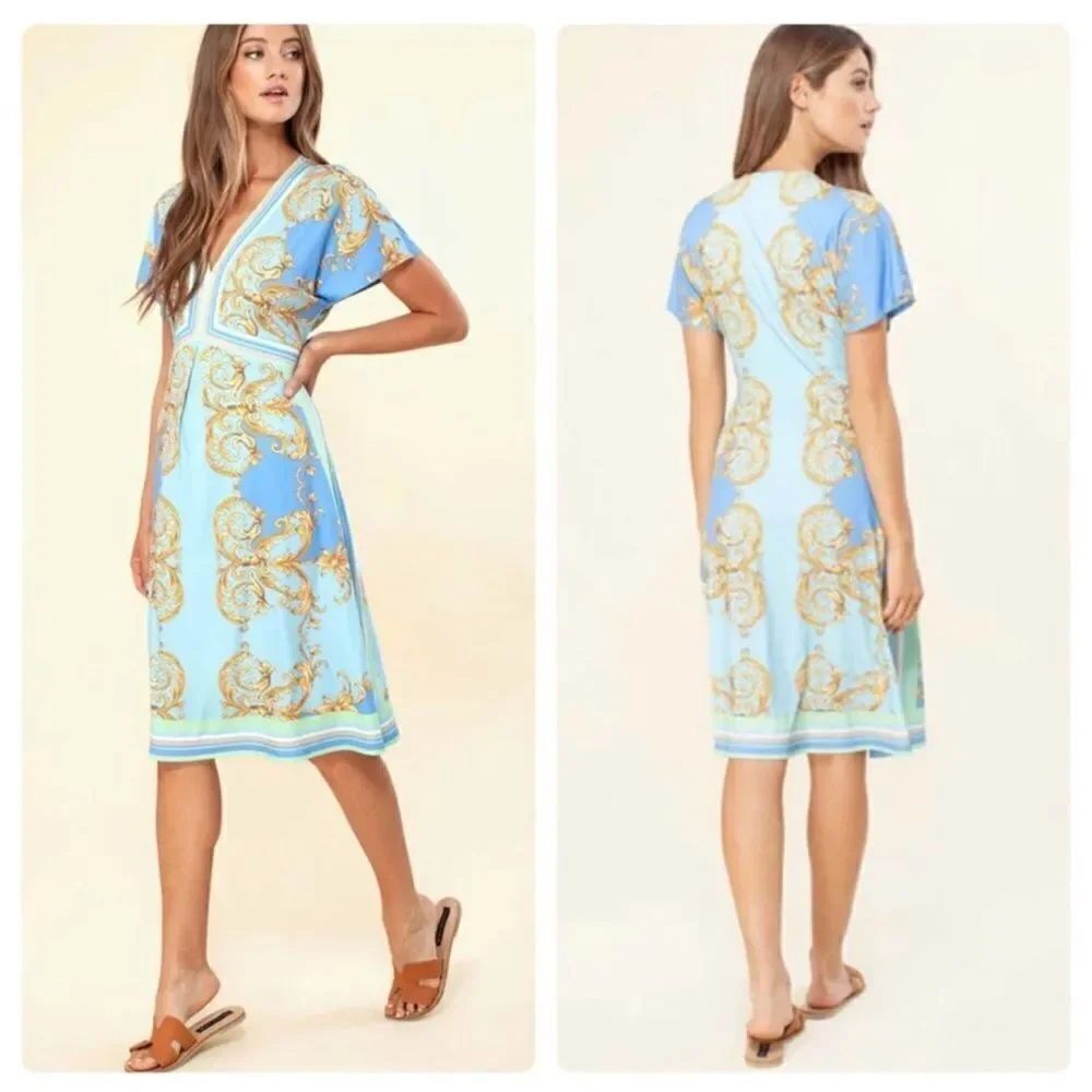 Hale Bob Printed Dress